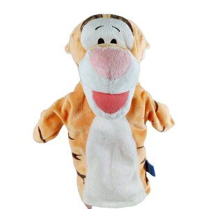 Disney Winnie the Pooh TIGGER Rattle Hand Puppet  Plush Size 10"